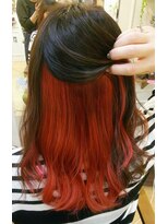エクラート イーリス 高田馬場店(ECLART IriS)&nbsp;《高田馬場美容室IriS》インナーカラー☆ブリーチで個性派に☆