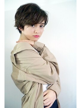 アイリー 自由が丘(Aily) 【Aily自由が丘】大人かっこいい　クセ毛風ショート