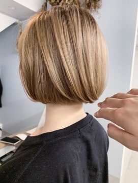 ヴェルダ 池袋店(verda) ペールベージュボブ×マチルダボブ