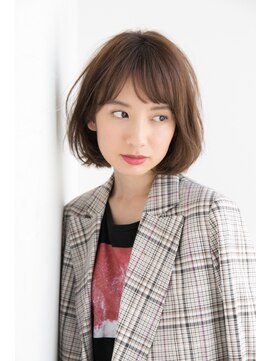 ラフ フロム ガーデン(Laf from GARDEN) 【加藤貴大】30代40代髪形 大人小顔ヘルシーパーマボブ