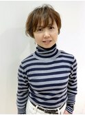 アラフィー女子のやんわりショート
