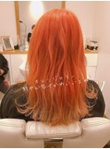 人気！！【濃いめのオレンジ】大人レイヤー