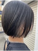 【roijir 表参道】ぱっつんボブ×インナーカラー