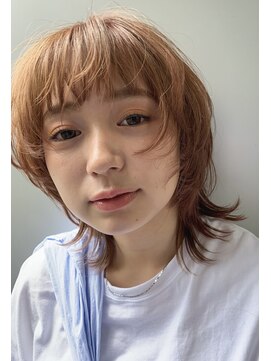エアー 青山(AIR) ベビウルフ×オレンジベージュ☆stylist諸見里