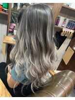 ラフ 難波店(LAFF)&nbsp;#黒髪#ボブルフ#ネビージュ#小顔#ワンレン