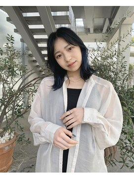 ローウェ 表参道(Louwe) イヤリングカラー/くびれレイヤー