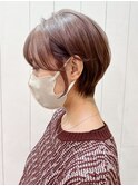 ミニショート_アースカラーくびれヘアツートンカラー_ba375152