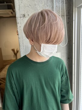 ラニヘアサロン(lani hair salon) 【天神/大名】ハイミルクティー【ハイトーン】