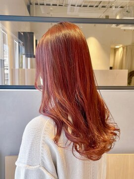 ロンド(Le rond) チェリーレッド×ロングスタイル