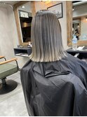 バレイヤージュ、ハイライト、ショコラアッシュ、グレージュ
