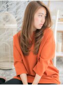 ゆらぎ斜めバング♪外国人風フェミニンロングc5越谷20代30代40代