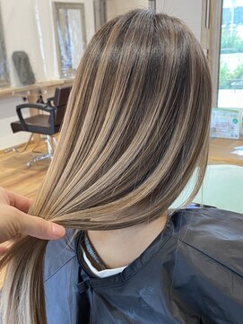 オル('olu) ハイライトバレイヤージュ