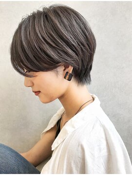 ロット 横浜(lot) イメチェン小顔ショート×似合わせカット×ダークアッシュ[横浜]