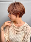 大人可愛い丸みショート