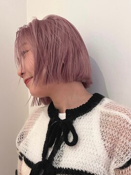 ローネス(LONESS) 相性抜群◎ぷつっとボブ×ハイトーンカラー