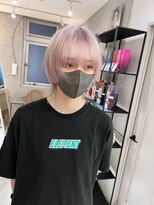 サンド 鹿児島中央(sand)&nbsp;黒髪/グレーベージュ/レイヤーロング/前髪パーマ[鹿児島駅]