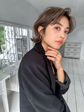 ロンド エスポワール 錦糸町(Lond espoir) 【武井俊樹】小顔前髪　マチルダボブ　ピンクベージュ 錦糸町