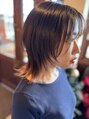 ヘアサルーンフラミンゴ(Hair saloon FLAMINGO) 裾カラー×ウルフカット