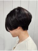 前下がりショートボブ/ナチュラル