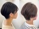 リリー LILY ヘアー メイク HAIR アンド & MAKEの写真/扱いやすさを重視したカットで一番美しいシルエットに。ショートヘアで新しいスタイルにチャレンジできる♪