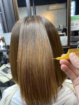 アローズ 荒尾店(arose) 髪質改善縮毛矯正+カット+トリートメント!30代40代