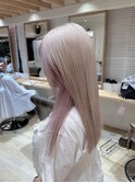 ホワイトブロンドインナーピンク