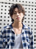 メンズパーマはこれ！波巻きスパイラル×ウルフカット