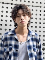 ガル(GALL) メンズパーマはこれ！波巻きスパイラル×ウルフカット