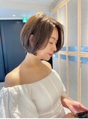 【Ayu。】似合わせカットにダブルカラーでつくるミルキーグレー