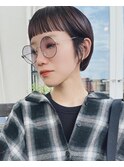 パッツンボーイッシュボブ♪