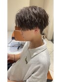 ナチュラルセンターパート×ラフツイストスパイラルパーマ