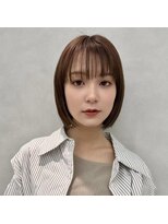 アッシュ 二子玉川店(Ash)&nbsp;ミニボブ×ラベージュカラー  二子玉川