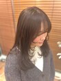 エムスラッシュ ストリートマーケット スマートサロン センター北(M.SLASH) 顔周りにレイヤーを入れることで軽やかさや柔らかさをだせます!