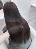 ホワイトグレージュ /チェリーブラウン[髪質改善/ヘアセット]