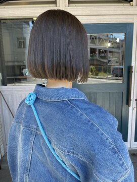 エルメ バイ アンフィー(Elme by anphi) 【Elme　八柱】グレージュ×ボブ　20代30代40代