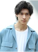 ツイスパハーフアップ