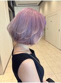 ホワイトラベンダーボブ