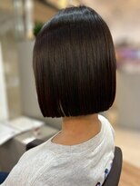 ジエクト ヴィシア(The Ect VIXIA) 切りっぱなしボブ/ハッシュボブ/くすみベージュ