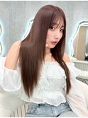 髪質改善縮毛矯正ストレートスタイル