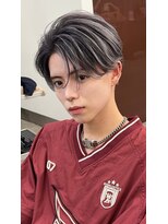 リップス 吉祥寺店 (LIPPS)&nbsp;ホワイトシルバーアッシュバレイヤージュセンターパート