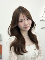 アマトウキョウ アユンチェ(AMA TOKYO×AYUNCHE)&nbsp;オリーブベージュ 韓国レイヤー