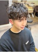 波巻きスパイラルパーマ