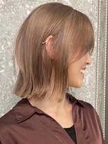 エリマ 横浜西口(elima)&nbsp;横浜西口イルミナカラータッセルボブミルクティーベージュカラー