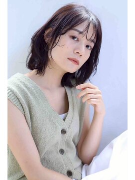 ロッソ 越谷店(Rosso) ナチュラル抜け感ミディアム