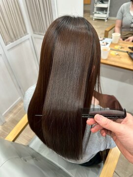 coeオリジナル☆毎日簡単スタイリング☆ナチュラルストレート