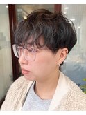 パーマショートスタイル