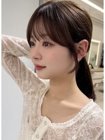 エジョン 三鷹店(Aejon)&nbsp;三鷹レイヤーカット韓国ダブルカラー顔周り前髪カットボブ