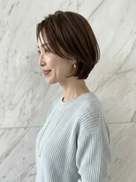 カバーヘア ブリス 大宮西口(COVER HAIR bliss)&nbsp;ショートボブ/大人上品/ココアブラウン/艶髪透明感カラーp大宮