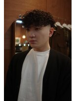 エディ(Edy)&nbsp;メンズスペインカールマッシュ刈り上げケアパーマ眉毛カット岡山