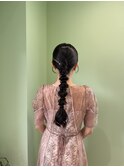 あみおろしヘア/結婚式ヘア/パーティーヘアセット